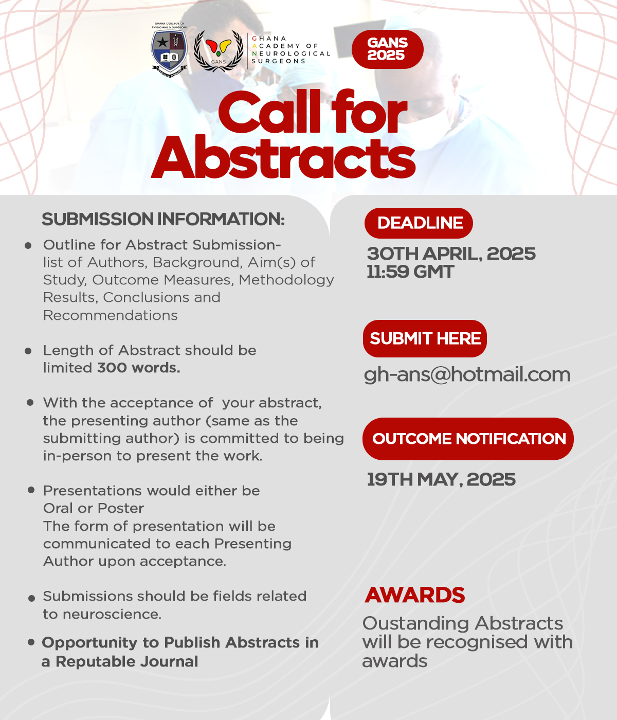 GANS Abstract Submission